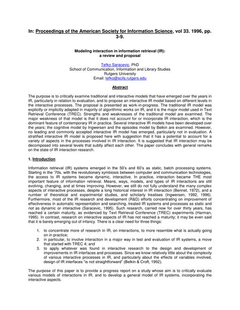 Image result for MLA Research Paper Format PDF