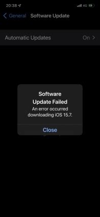 Image result for iOS Update Error IOS 15
