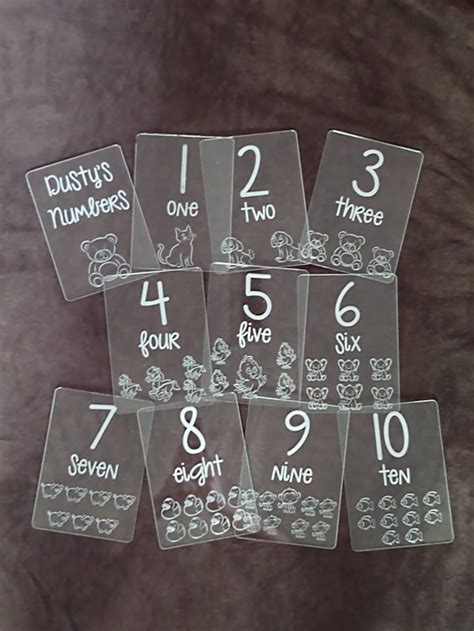 Afbeeldingsresultaten voor Handmade Flash Card Numbers