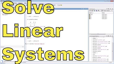 Image result for MATLAB Solve Algebraic Equation with No Numbers