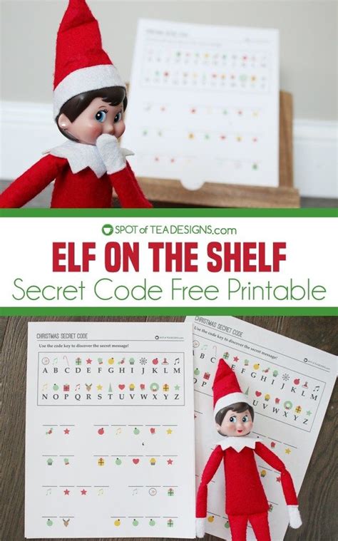 Image result for Elf On the Shelf Decoder Message