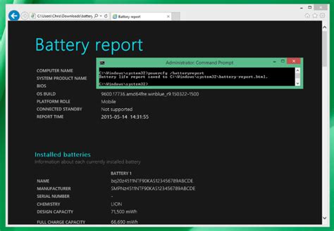 Afbeeldingsresultaten voor Powercfg Commands Battery