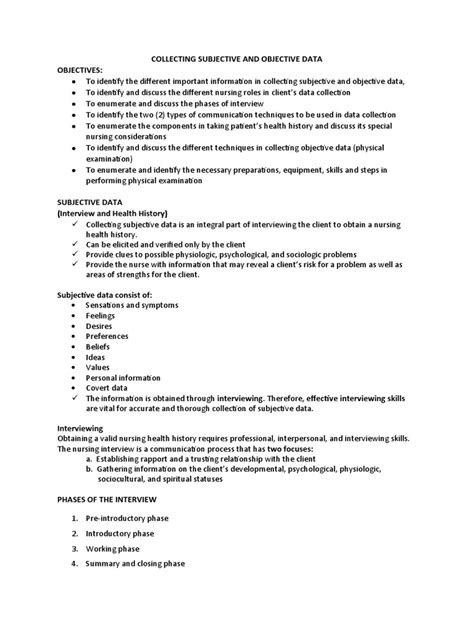 Image result for Objective Data Collection