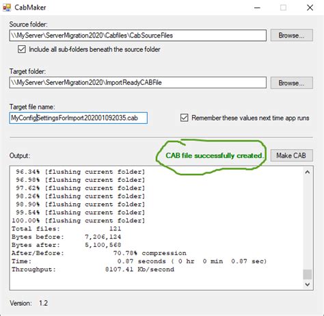 Image result for Create Cab File