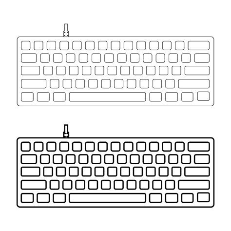 Image result for Dotted Line Cartoon Computer Keyboard