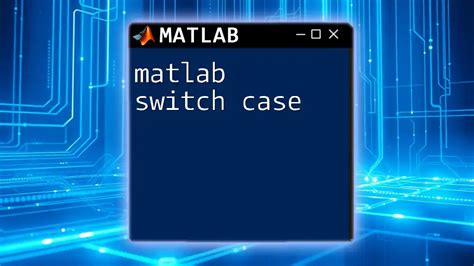 Toradh íomhá ar Switch/Case MATLAB