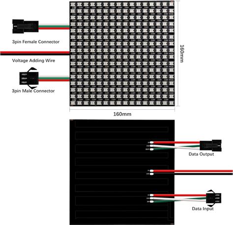 16X16 RGB LED Matrix Board Schematic に対する画像結果