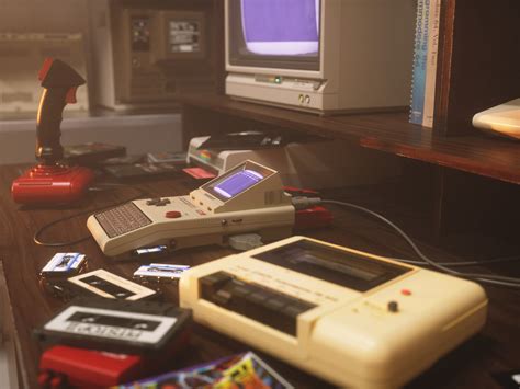Image result for Retro Computer Desk