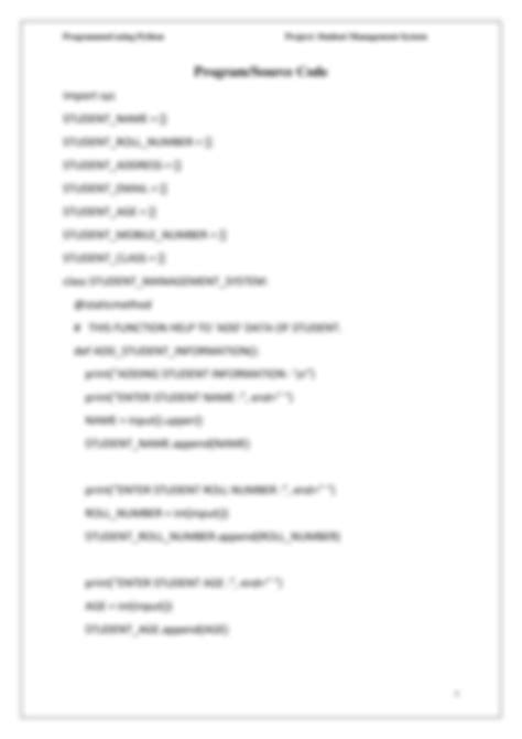 Image result for Student Details Program in Python Using Class