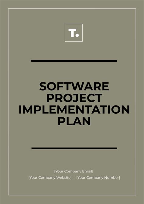Project Plan Implementation Template for It に対する画像結果