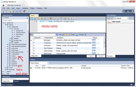 Image result for Shortcut Keys in MySQL Workbench