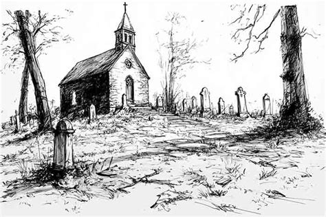 Cemetery Drawing के लिए छवि परिणाम