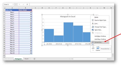 Image result for Excel Pivot Chart Histogram