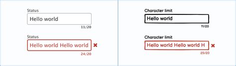 Text Box Character Count UI に対する画像結果