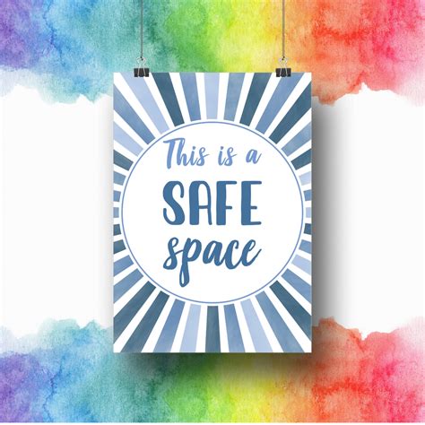 Safe Space Printable के लिए छवि परिणाम