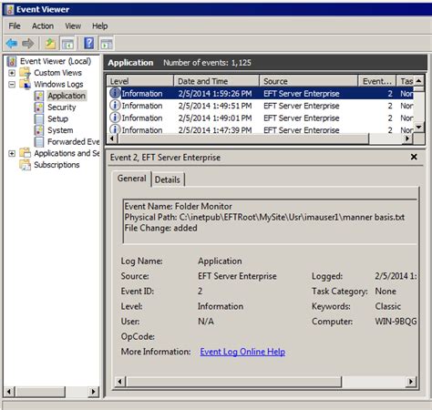 Image result for +Windows 7 EventLog