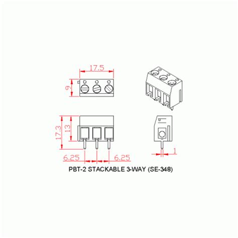 Afbeeldingsresultaten voor 3 Terminal Connector Stackable