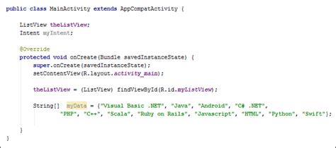 Image result for Simple Android Code