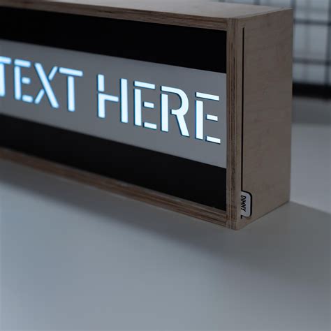 Image result for Light Box with Text