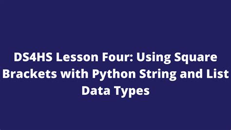 Image result for When to Use Square Brackets in Python