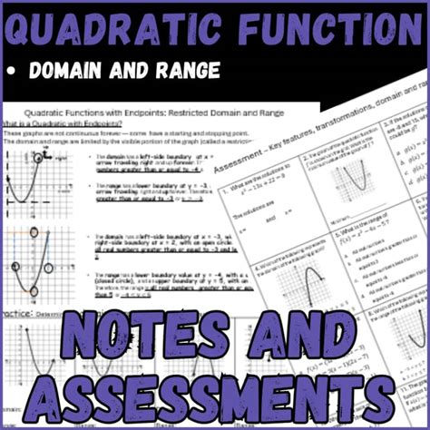 Image result for Quadratic Functions Notes in a Notebook