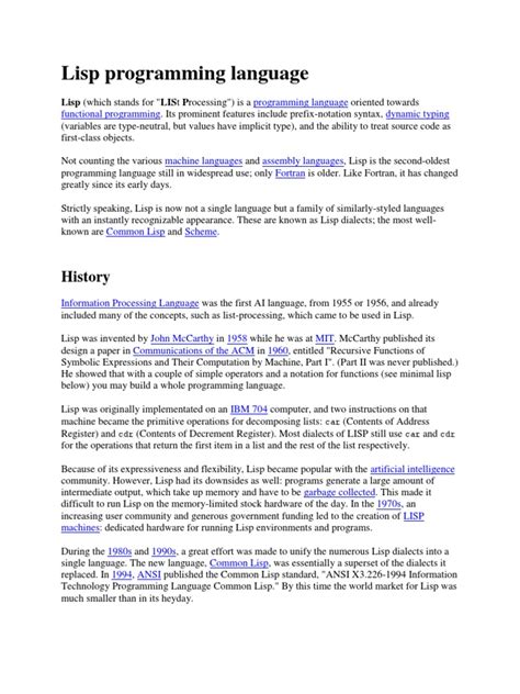 Toradh íomhá ar Lisp Programming Language Tutorial
