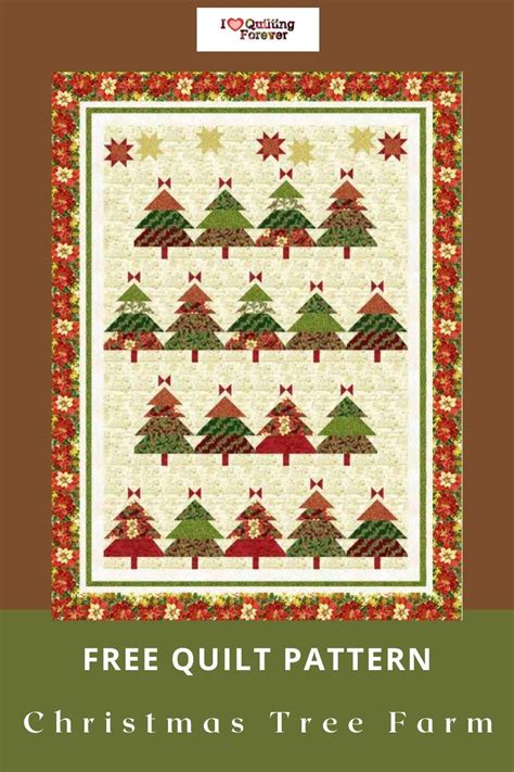 Toradh íomhá ar Tall Short Christmas Tree Quilt Pattern