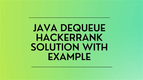 Toradh íomhá ar HackerRank Java Cerficate Solutions