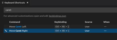 vs Code Key Bindings に対する画像結果