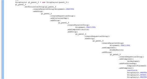 Toradh íomhá ar Crazy Indentation Java