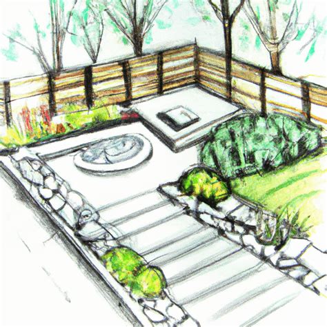 Image result for How to Draw a 3D Garden