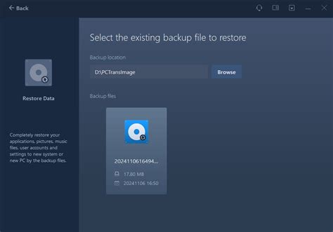 Image result for Application UI PC Backup