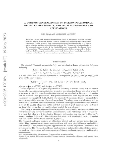 Image result for Fibonacci Polynomials