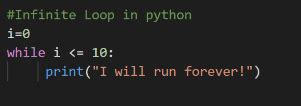 Image result for Why While True Python Is Infinite