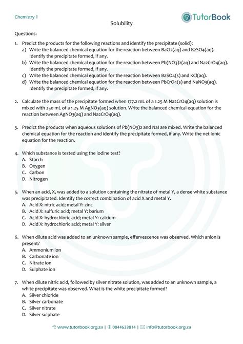 Solubility Questions に対する画像結果