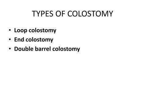 Image result for Types of Colostomy