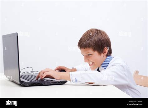 Image result for Boy Using Computer