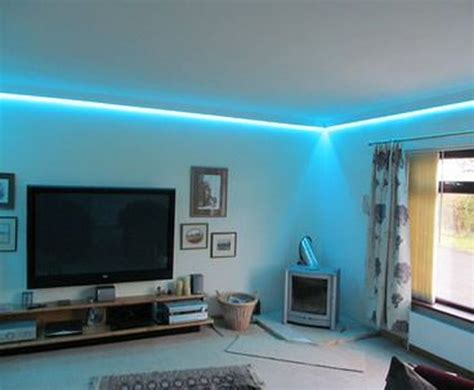 LED Strip Ceiling Light Design Ideas に対する画像結果