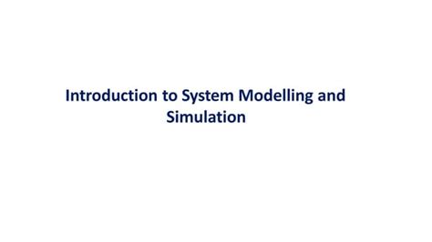 Modelling and Simulation of System に対する画像結果