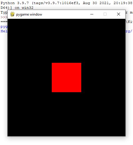 Pygame Front View に対する画像結果