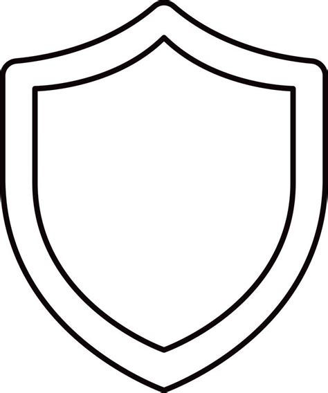 Image result for Shield Line Drawing