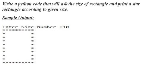 Image result for Star-Filled Rectangle in Python