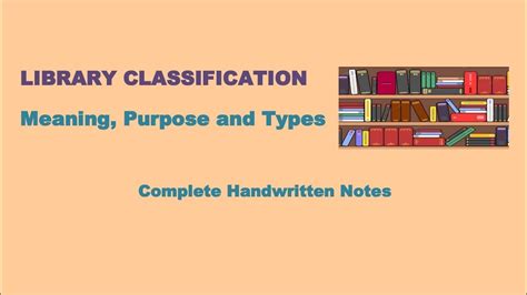 Image result for The Main Types of Library Classification