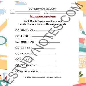 Afbeeldingsresultaten voor Roman Number System