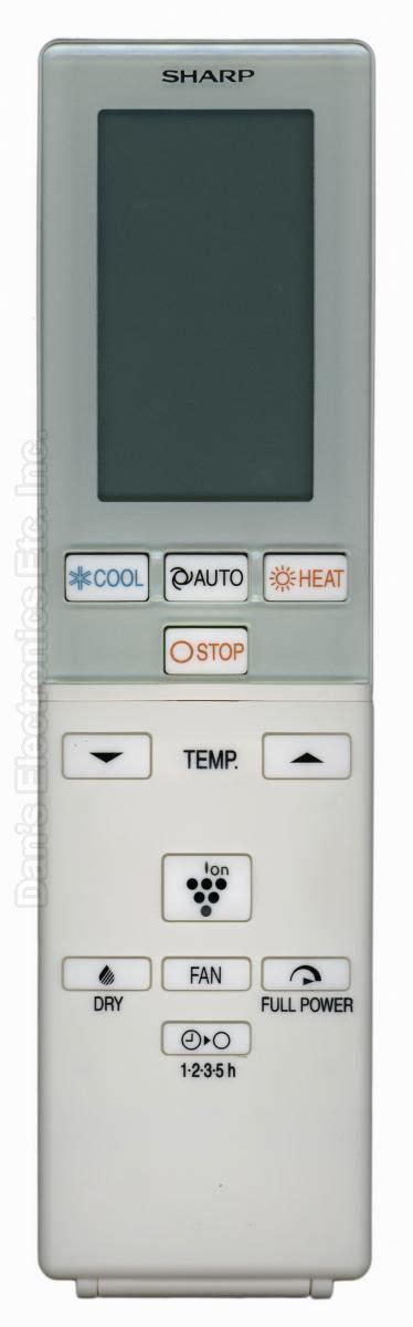 Image result for Sharp Air Conditioning Remote Control