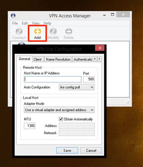 How to Configure VPN Access Manager に対する画像結果