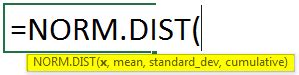 Image result for Normal Distribution in Excel Formula