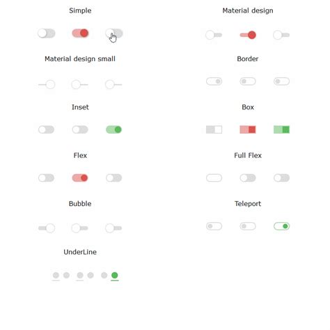 Switch Design HTML に対する画像結果