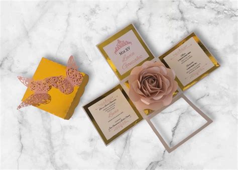 Image result for Quinceanera Exploding Box Invitation