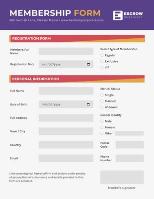 Menbership Form for Social Groups に対する画像結果